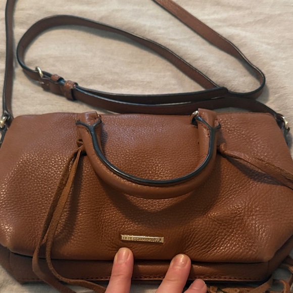 Rebecca Minkoff Handbags - Rebecca Minkoff Tan Leather Crossbody with Tassel
